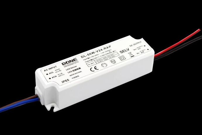 Драйвер 50Вт 24В для светодиодной ленты DONE POWER DL-50W-V24-RAP IP67 118х35х26мм VARTON VARTA