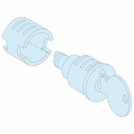 ЦИЛИНДРИЧЕСКИЙ ЗАМОК + 2 КЛЮЧА 1242 E, IP55 | 09942 Schneider Electric