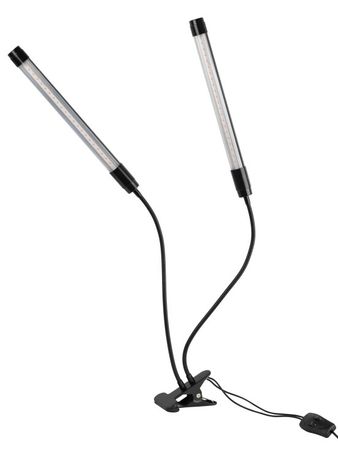 Светильник светодиодный FITO-20W-АLED-N 12Вт для растений красн./син. спектр на прищепке черн. Эра Б0053059