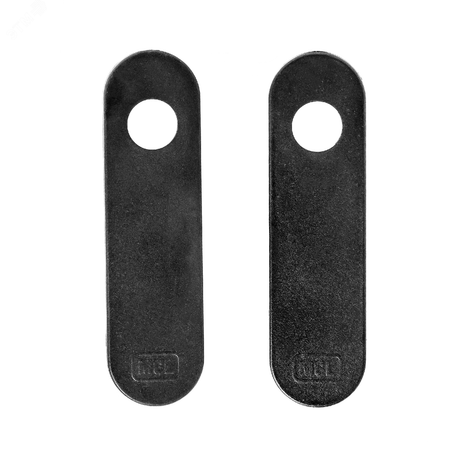 Накладка для противопожарных ручек, замков и технических дверей (комплект), MCL РН-7201П/ПГ черный - 12641 ПТК