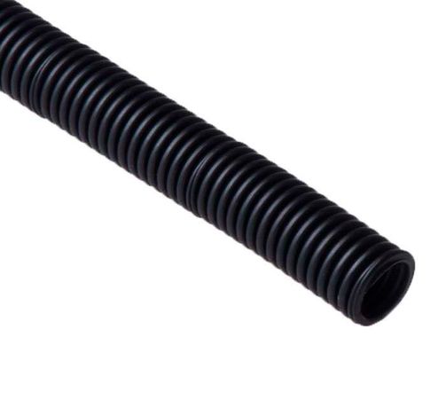 Труба гофрированная тяжелая d50мм с протяжкой безгалоген. трудногорючая (FRHF) черн. (уп.15м) Ruvinil 65011 TYCO
