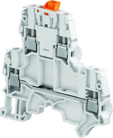 Клемма винтовая ZS4-D2-S - 4 мм , 2 уровня, зажима, ножевой разъединитель на верхнем уровне 1SNK505315R0000 Тайко Электро (ОУЭО)