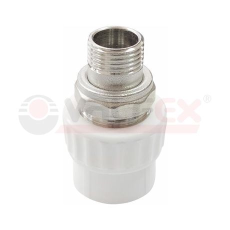 Муфта переходная для радиатора с американкой (наружная резьба) 20х1/2 - 10159025 VALFEX