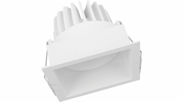 Светодиодный светильник ДВО-8Вт 3000K 650Лм IP20 белый квадрат LEDVANCE | 4058075114043 Osram