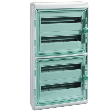 Щиток ЩРн-П-72 прозрачная дверь IP65 с клеммами белый Kaedra - 13437 Schneider Electric