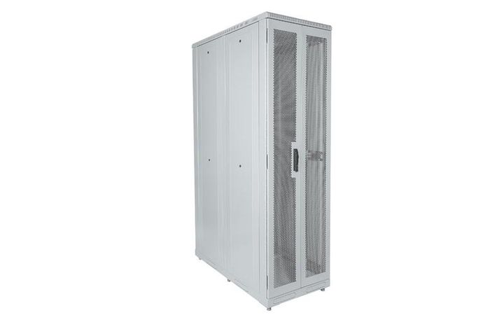 Шкаф телекоммуникационный напольный серверный 19дюйм 47U 600х1000 ШТ-НП-С-47U-600-1000-ПП передняя/задняя двери перфорир. ССД 130411-00925 453465