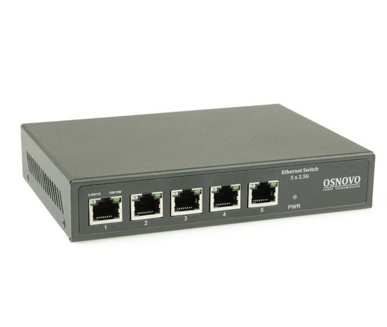 Коммутатор неуправляемый 5 портов RJ45 2500 Мб/с - 00-00014343 OSNOVO SW-5D-1 OSNOVO арт. 14343