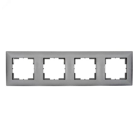 Мария Рамка четырехместная МРФИ11.13.00.00 Алюминий - 110061 Кунцево