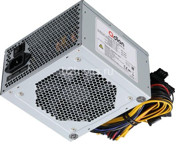 Блок питания QD-500PNR 80+ Power Supply QDION ATX 500Вт 120мм 5xSATA 1xPCI-E APFC FSP 1000575571