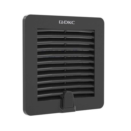 Вентиляционная решетка с фильтром RF 150x150 мм, IP54, RAL9005 - R5RF12B ДКС