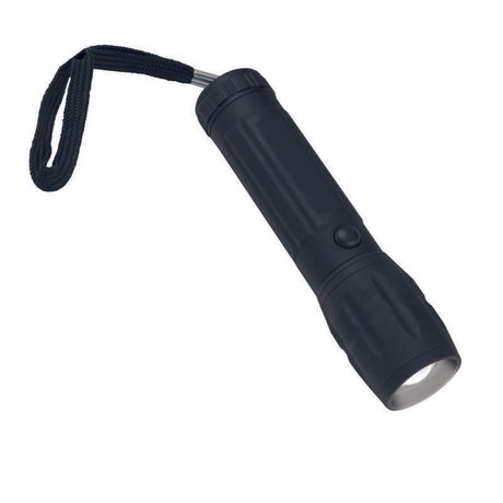 Фонарь универсальный S-LD038-C Black «Simple lightclassic plus» прорезиненный 0,5 Watt LED, упаковка кламшелл, 3хААА н/к, цвет Черный | 07595 Uniel