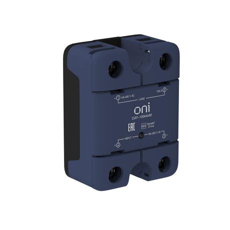 Реле твердотельное SSR1 100А 90-280В AC 48-480В | SSR1-100AA480 ONI IEK