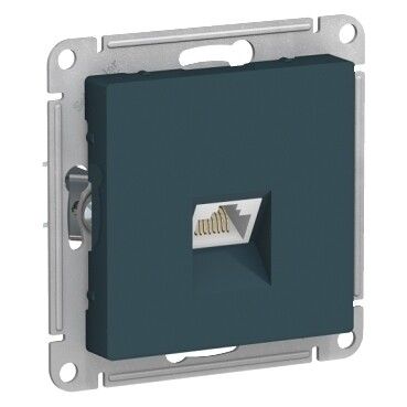 Розетка компьютерная AtlasDesign RJ45 кат.6A механизм изумруд SE ATN000886 APC