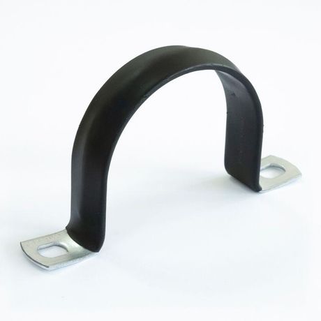 Скоба металлическая двухлапковая с полимерным покрытием СМД-П d48-50 мм (50 шт/уп) | PR08.6021 Промрукав Строитель