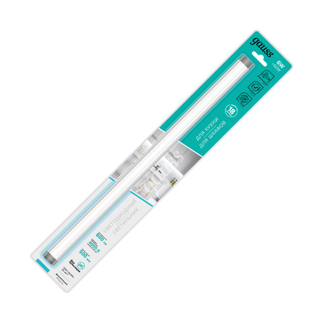 Светильник светодиодный Modul 6Вт 4000К IP20 600лм 500х27х11мм ДПО дополнительный модуль GAUSS 9023533206