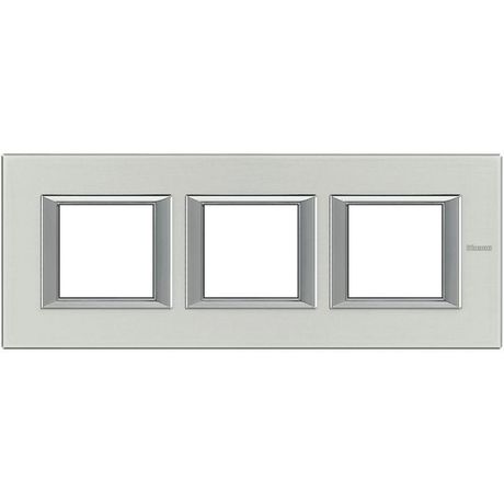 Рамка 2х3мод. Axolute 71мм прямоугол. горизонт. алюм. Leg BTC HA4802M3HXC Legrand