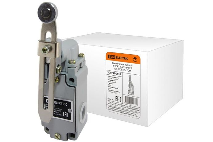 Выключатель путевой ВП15K21Б-291-54У2.3 10А 660В IP54 | SQ0732-0013 TDM