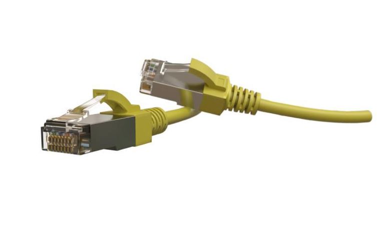PC-LPT-SFTP-RJ45-RJ45-C6-3M-LSZH-YL Патч-корд S/FTP, экранир., категория 6 (100% Fluke Component Tested), 28AWG, LSZH, 3 м | 445785 Hyperline