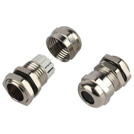 Ввод кабельный сальник NO-224-256 латунный PGM 9 (d отв.15 мм / d провод.4-8 мм) IP68 (упаковка 5 штук) - Б0065206 ЭРА