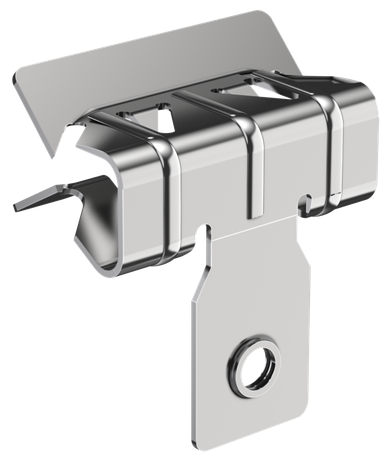 Зажим балочный 2-7мм с ушком и резьбой М6 HDZ | CME30-BZUR-06-HDZ IEK