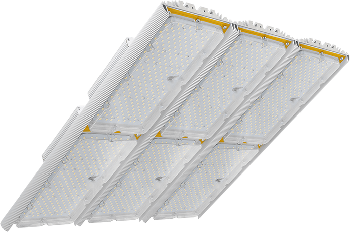 Светильник светодиодный Unit3 2Ex 540/75000 Д 75000лм 525Вт 3000К IP67 0.95Pf 80Ra Кп<1 лира Diora DU2Ex540D-3K-L