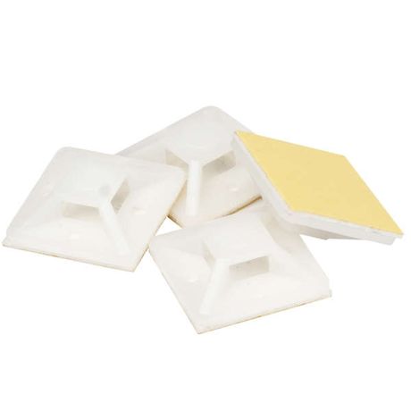 Площадка самоклеящаяся 40х40 белая под хомуты (100шт) - 17251 Navigator 71064