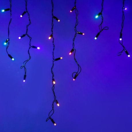 Светодиодная гирлянда ARD-EDGE-CLASSIC-2400x600-BLACK-88LED-LIVE RGB (230V, 6W) | 026015 Arlight