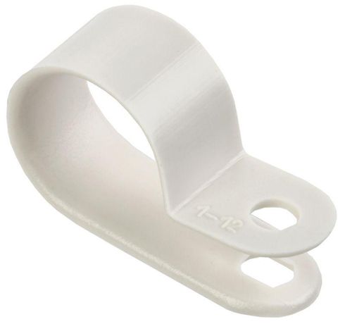 Скоба крепежная 16мм нейлоновая белая (50шт) | USK11-16-050-K01 IEK