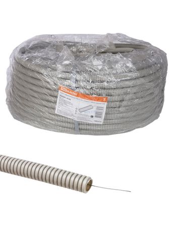 Труба гофрированная ПВХ d 20 с зондом (100 м) тяжелая | SQ0401-0102 TDM