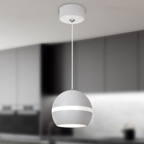 Светильник подвесной (подвес) PL21 WH GX53 потолочный цилиндр белый | Б0058504 ЭРА