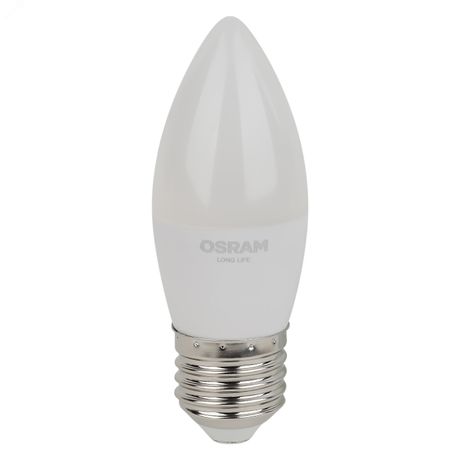 Лампа светодиодная свеча LED 7Вт Е27 4000К 600Лм 170-250В (замена 60Вт) OSRAM - 4099854186363