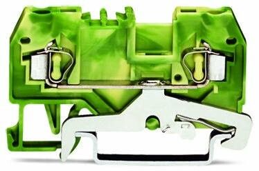 Клемма 2-х проводная 2х(0.08-2.5мм) жел/зел. (уп.100шт) WAGO 280-907