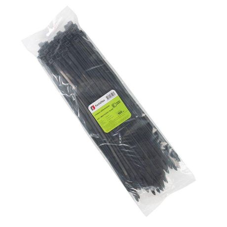 Стяжка нейлоновая КСС «MULTILOCK» 8х400 (черн) (100шт) | 102327 Fortisflex КВТ