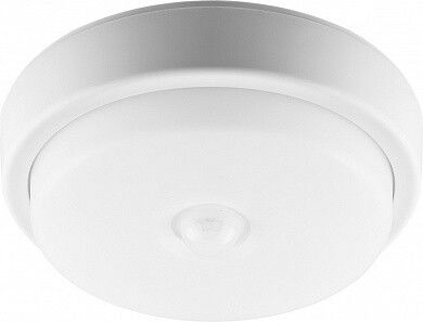 Светильник светодиодный пылевлагозащищенный для ЖКХ с ИК-датчиком AL3006 в пластиковом корпусе 12W 4000K 220V IP54 белый | 29610 Feron