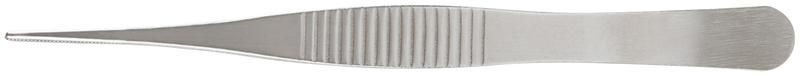 Пинцет прямой нержавеющий 125мм MOS 67437М