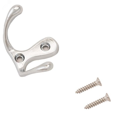 СТАНДАРТ 002 CP хром ЕВРОПАКЕТ - 10188 Крючок-вешалка ПТК