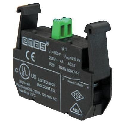 Старт 1НО серия B 250 В AC А - B1 Блок-контакт EMAS