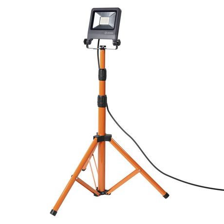 Прожектор светодиодный WORKLIGHT 30Вт 2700лм 4000К нейтр. бел. на телескопической треноге сер. LEDVANCE 4058075213937 Osram