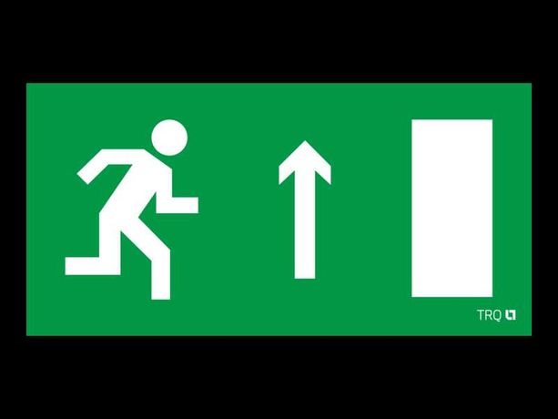 Пиктограмма "Выход прямо правосторонний" ПЭУ 094 135х260 SIRAH IP65 СТ 2502002760 Световые Технологии