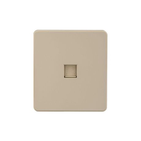 Розетка компьютерная 1-м RJ45 кат6 СП 16А IP20 250В ROUND шелк Kranz KR-78-0724-7 Kranz арт. KR-78-0724-7