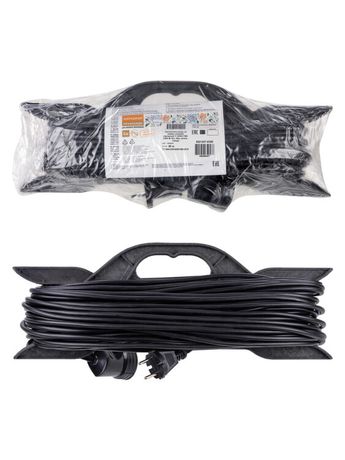 Вт б/з 30м штепс гнездо | SQ1307-0308 TDM Удлинитель-шнур на рамке силовой народный ПВС 2200