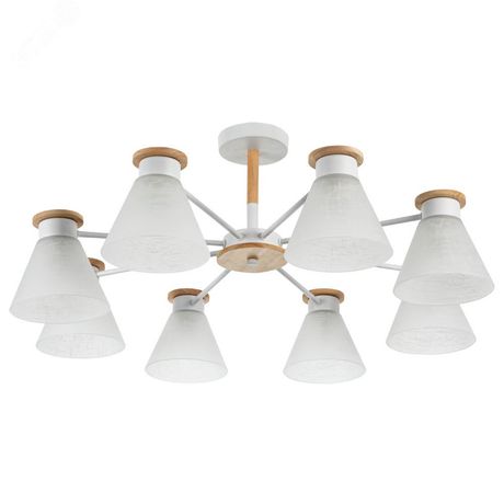 Люстра потолочная TYLER E27 8х60Вт Металл Белый - A1031PL-8WH Arte Lamp