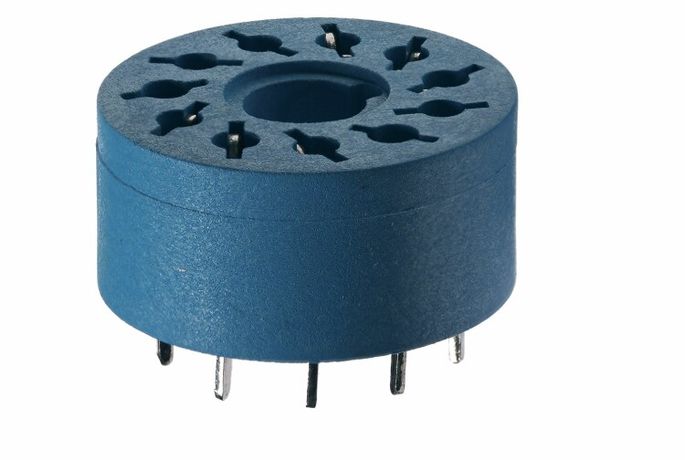 Розетки и аксессуары для Серии 60, Розетка монтажа на плате, 19мм 60.13 реле - 90151 FINDER 90.15.1