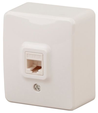 Розетка информационная 11-3203-02 RJ45, ОУ, Эксперт, сл.кость (16/160/3200) |Б0020731 | ЭРА