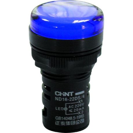 Индикатор ND16-22DS/4 синий АС 400В (R) | 593342 CHINT