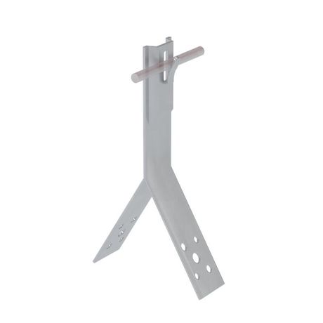 Коньковый держатель зажимной для прутка 5-8 мм H80 CU | KDZ-H80-D5-8 КМ-профиль MA0099