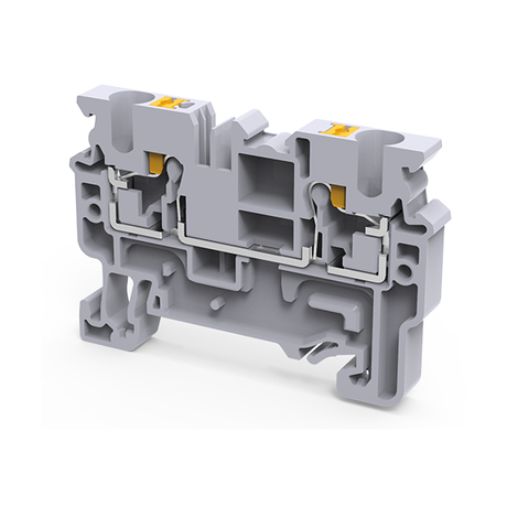 Клемма проходная 4 кв.мм push-in OptiClip CP-4-I-32A-(0,2-4)-серый - 331840 КЭАЗ