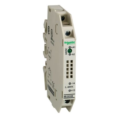 Интерфейс статический выход 17.5мм 24-48В DC 3А - ABS2SC02EB Schneider Electric