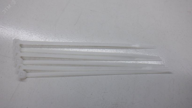 Хомут-стяжки ленточные 4x150 (3,6x150) бел - PL3,6-150BRUS4NL Мир хомутов