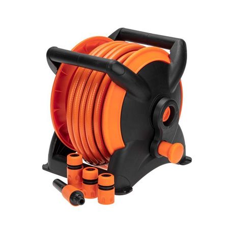 Катушка со шлангом 1/2дюйм 15м 3 коннектора 1 распылитель ЧЕТЫРЕ СЕЗОНА 62-0267 MEET